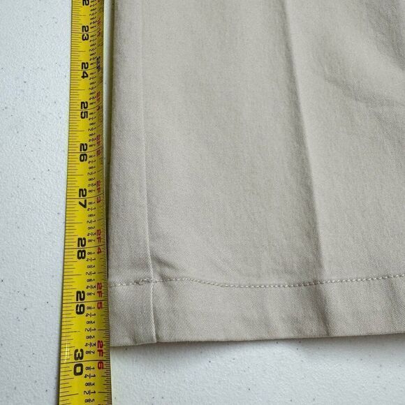 NEW Izod Performance Stretch Pants Mens 34 Tan Chino Trouser Flex Waist NWT $70 - Picture 15 of 16